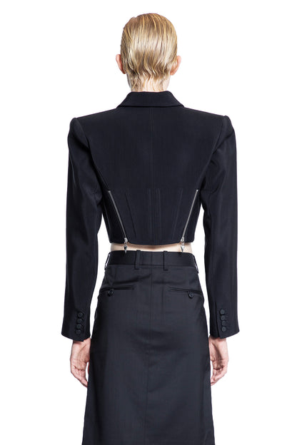 MUGLER WOMAN BLACK BLAZERS