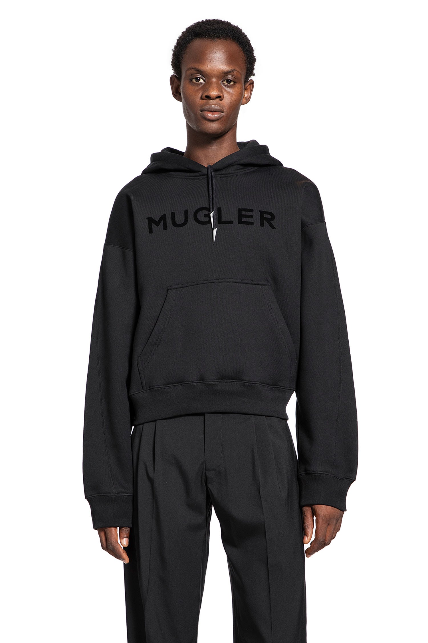 MUGLER MAN BLACK SWEATSHIRTS