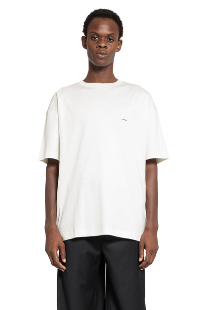 MUGLER MAN WHITE T-SHIRTS & TANK TOPS