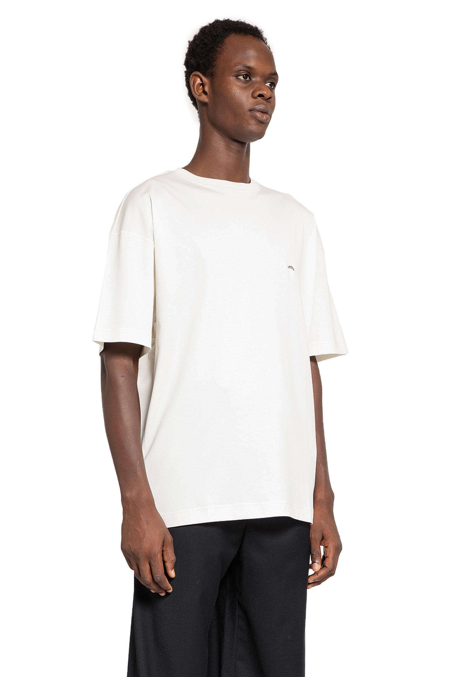 MUGLER MAN WHITE T-SHIRTS & TANK TOPS