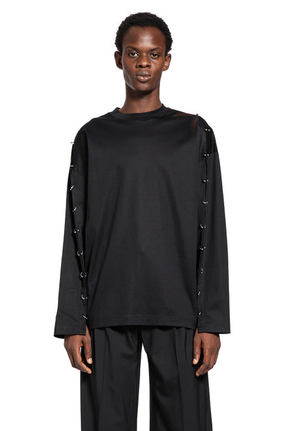 Antonioli MUGLER MAN BLACK T-SHIRTS & TANK TOPS