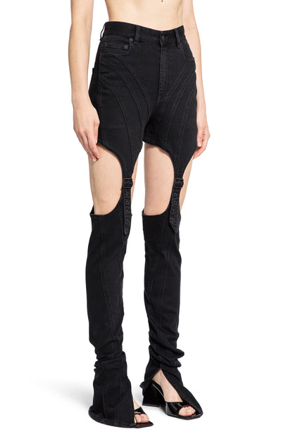 MUGLER WOMAN BLACK JEANS