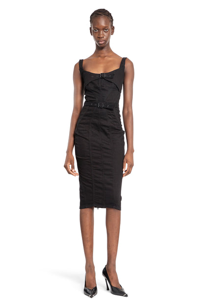 Antonioli MUGLER WOMAN BLACK DRESSES