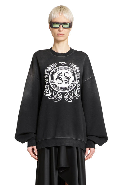 Antonioli SSHEENA WOMAN BLACK SWEATSHIRTS