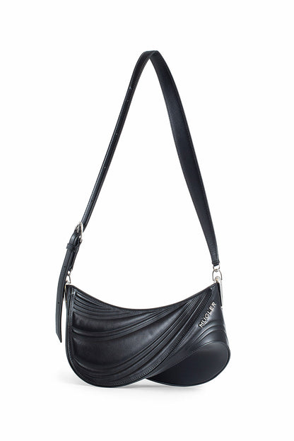 MUGLER WOMAN BLACK CROSSBODY BAGS