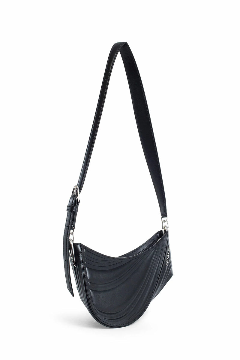 MUGLER WOMAN BLACK CROSSBODY BAGS - Antonioli.eu
