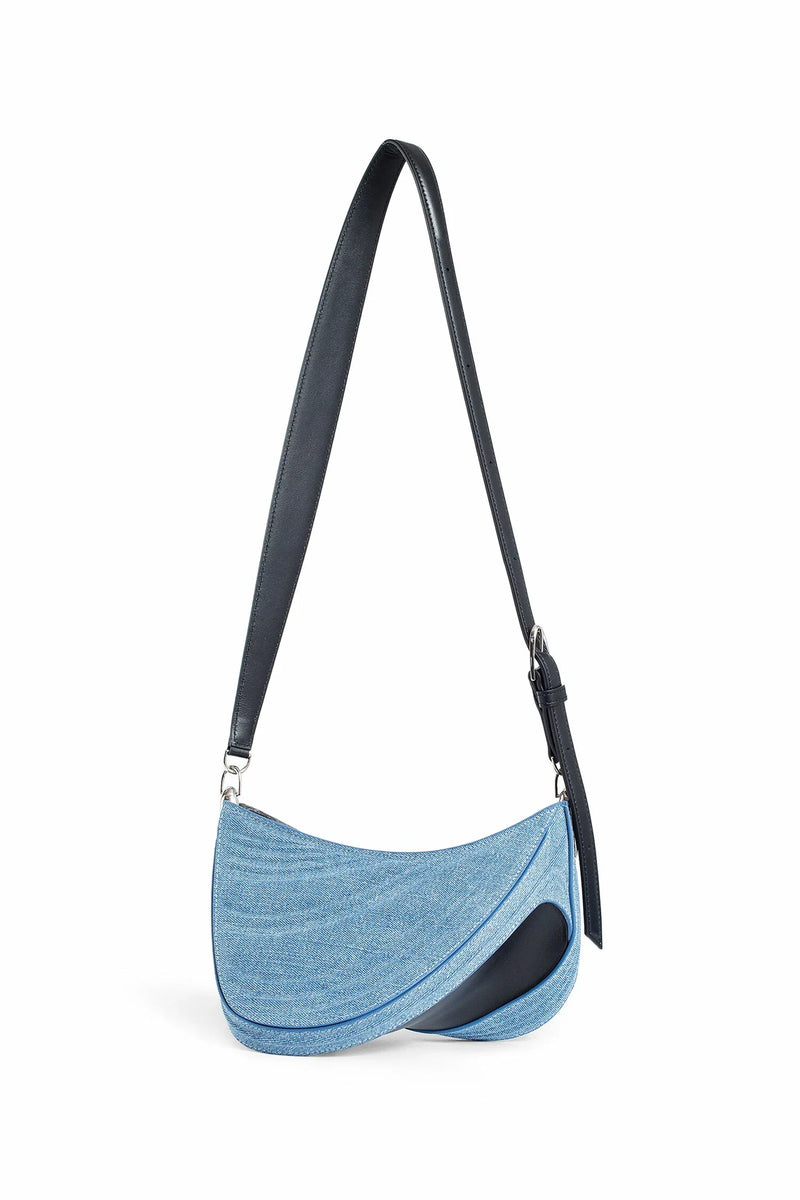 MUGLER WOMAN BLUE CROSSBODY BAGS - Antonioli.eu