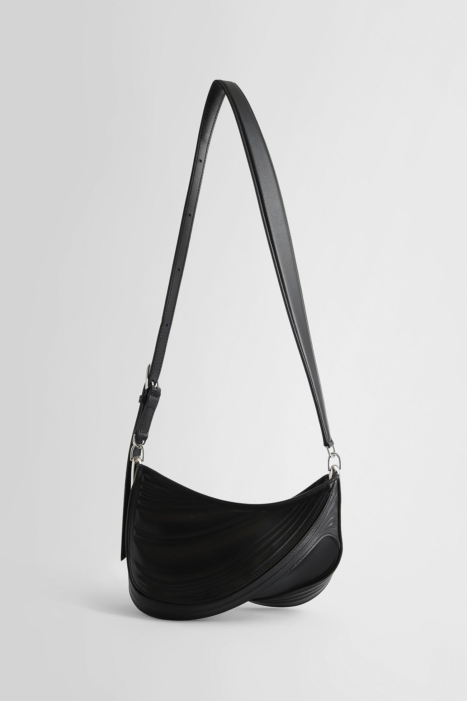 MUGLER WOMAN BLACK CROSSBODY BAGS