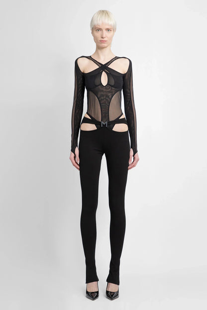 Antonioli MUGLER WOMAN BLACK BODYSUITS