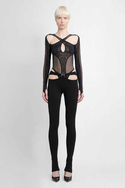 Antonioli MUGLER WOMAN BLACK BODYSUITS