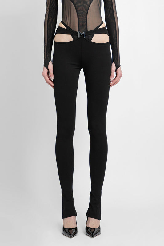 MUGLER WOMAN BLACK TROUSERS