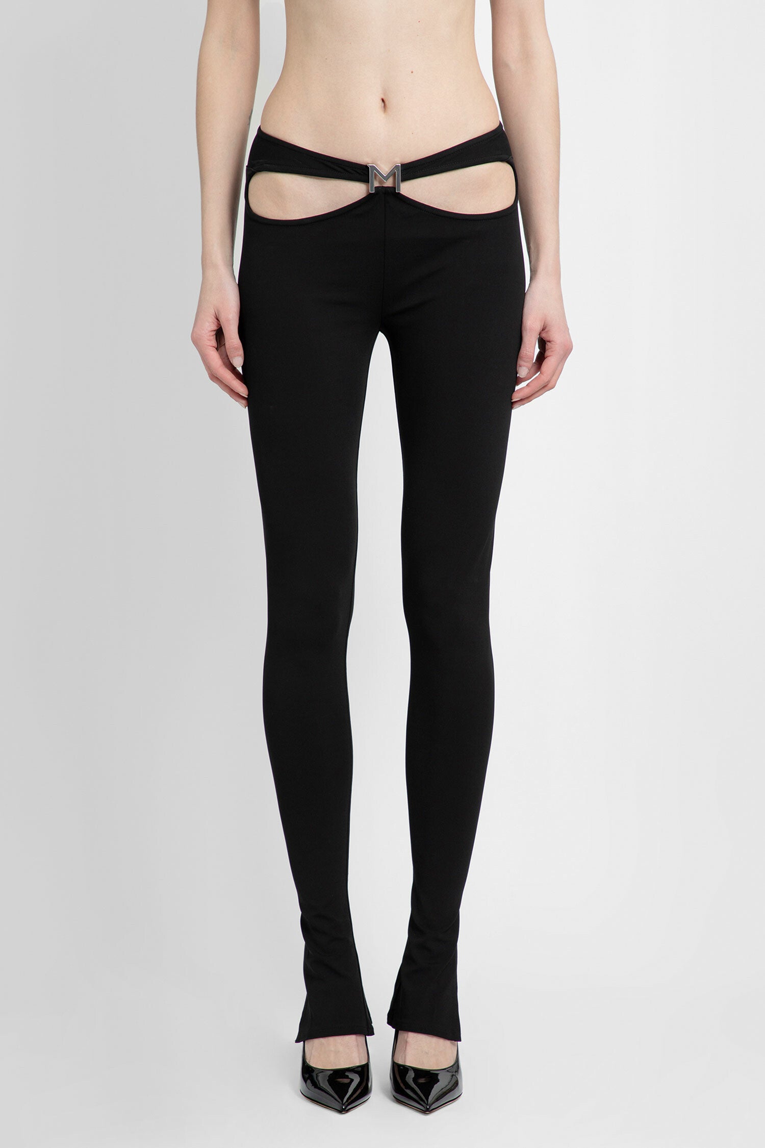 MUGLER WOMAN BLACK TROUSERS