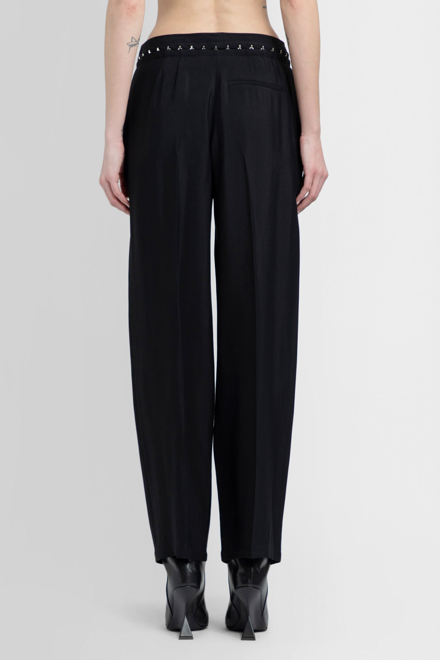 MUGLER WOMAN BLACK TROUSERS