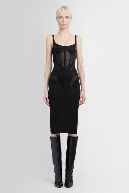 Antonioli MUGLER WOMAN BLACK DRESSES