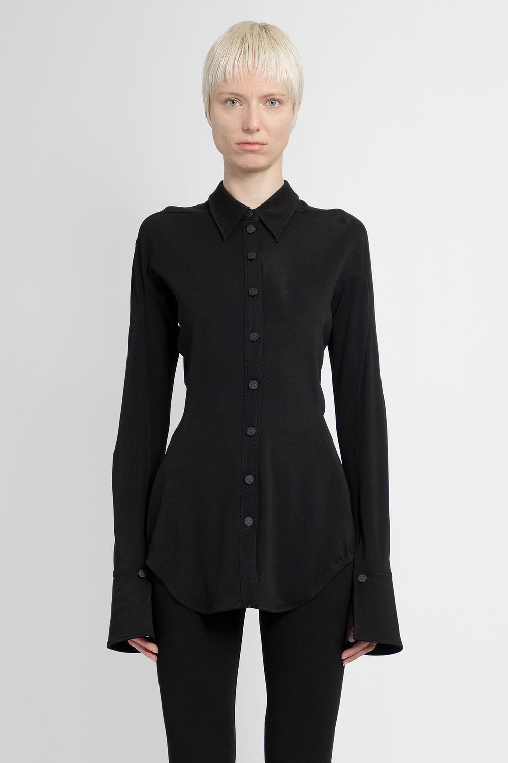 MUGLER WOMAN BLACK SHIRTS