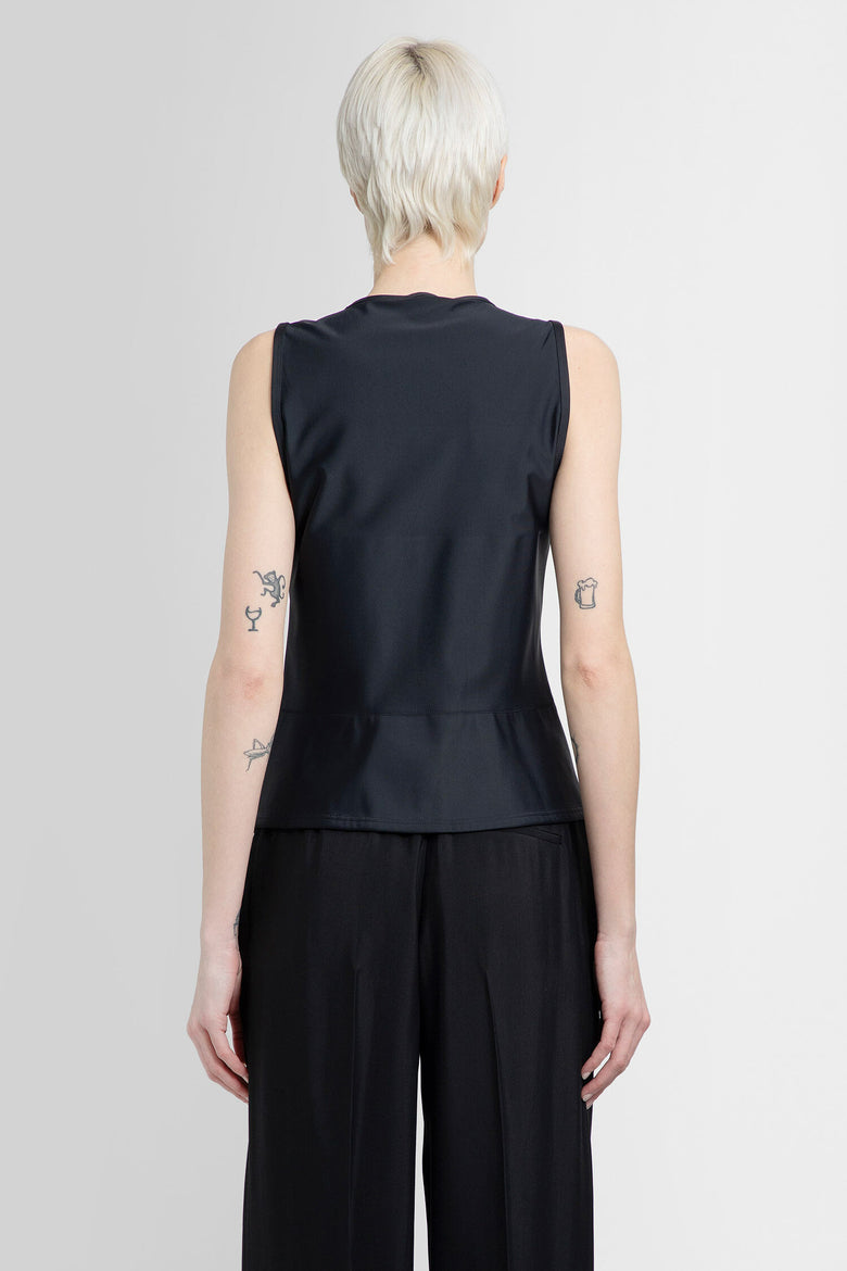 MUGLER WOMAN BLACK TOPS