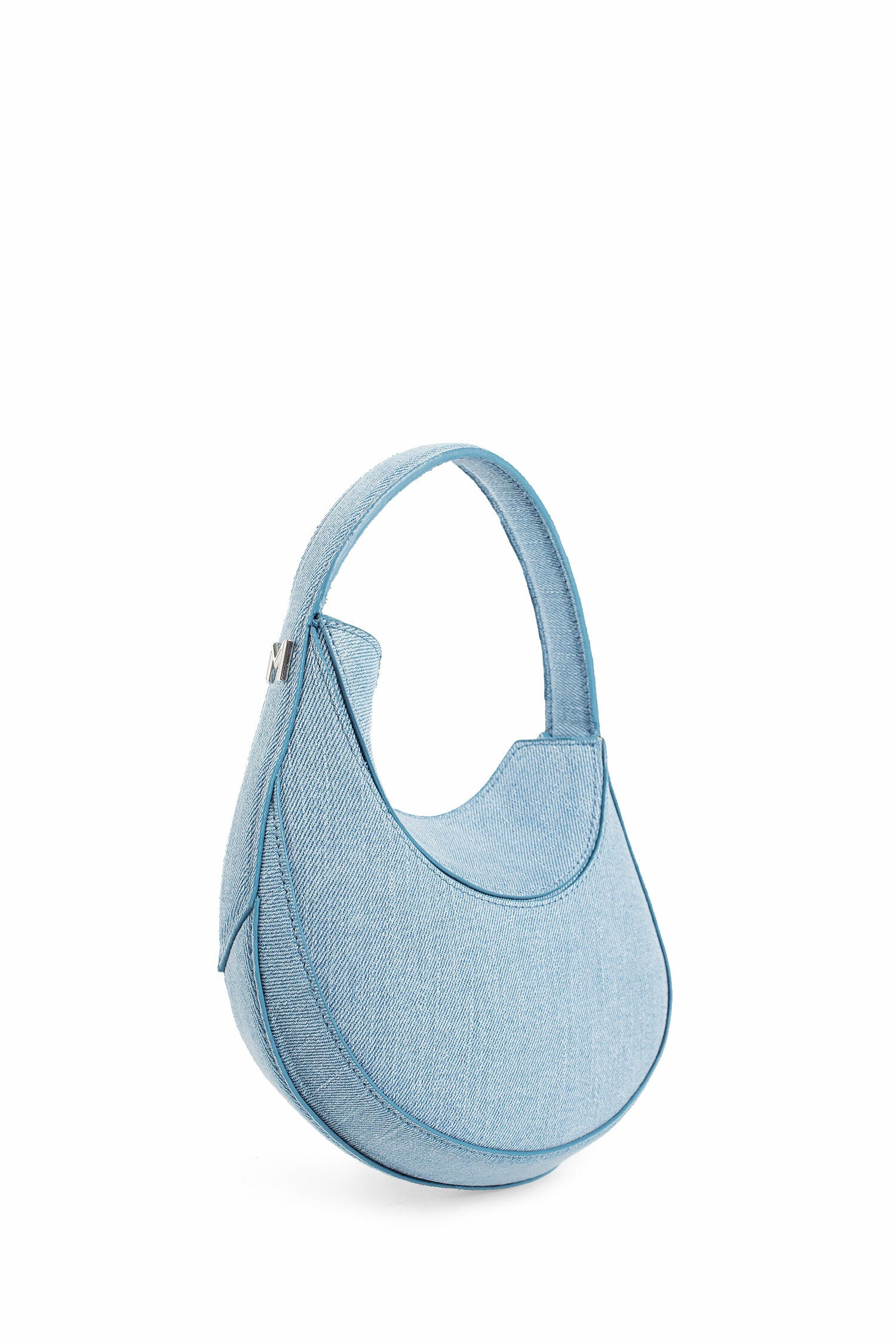 MUGLER WOMAN BLUE SHOULDER BAGS