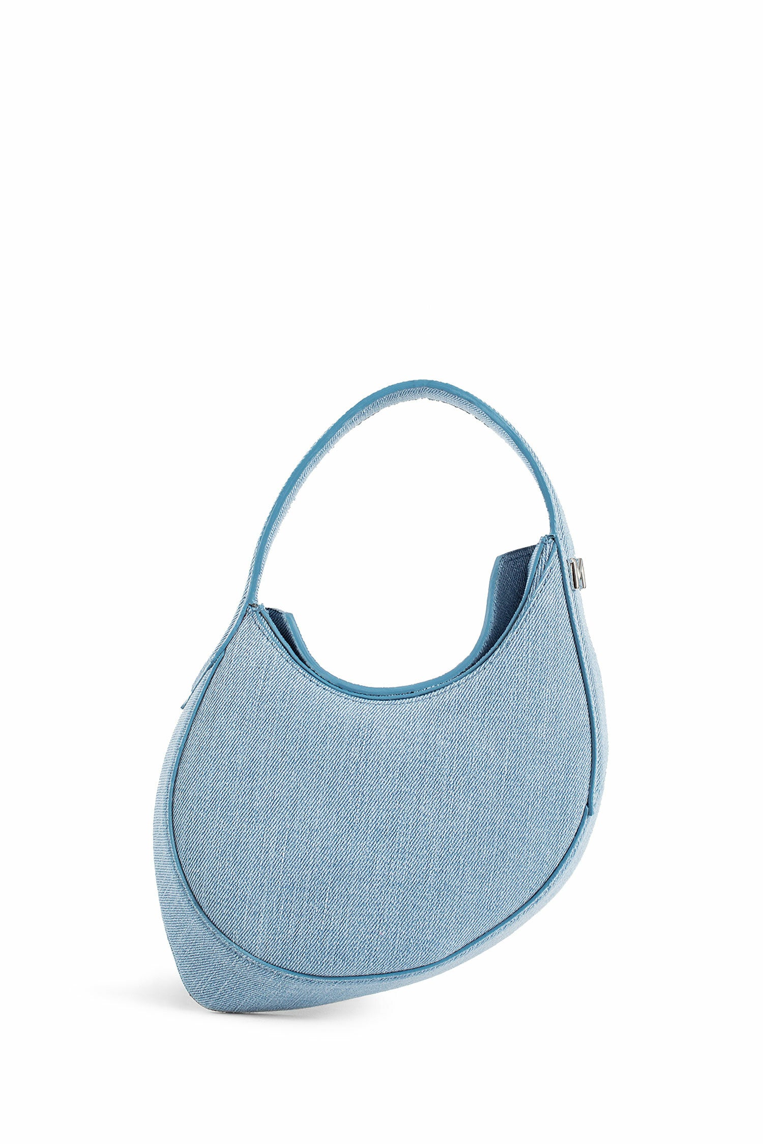 MUGLER WOMAN BLUE SHOULDER BAGS