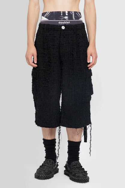 Antonioli DOUBLET MAN BLACK SHORTS & SKIRTS