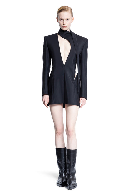 MUGLER WOMAN BLACK DRESSES