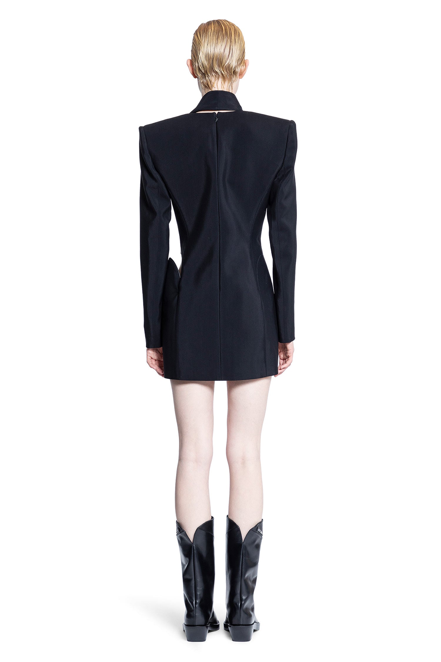 MUGLER WOMAN BLACK DRESSES