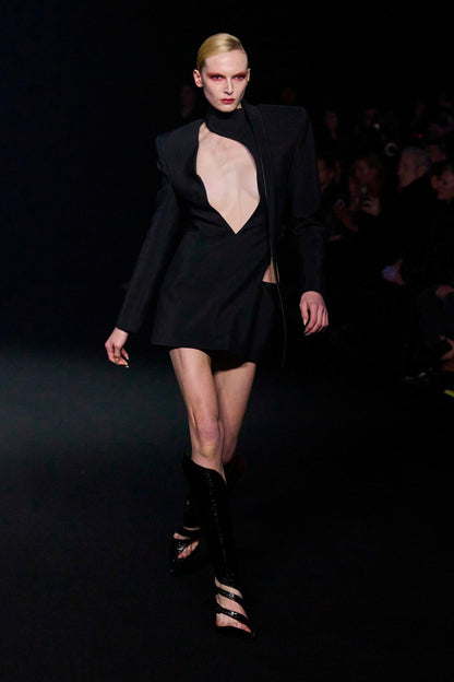 MUGLER WOMAN BLACK DRESSES