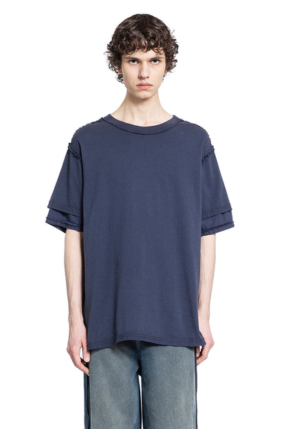 Antonioli ANDREA YA AQOV MAN BLUE T-SHIRTS & TANK TOPS