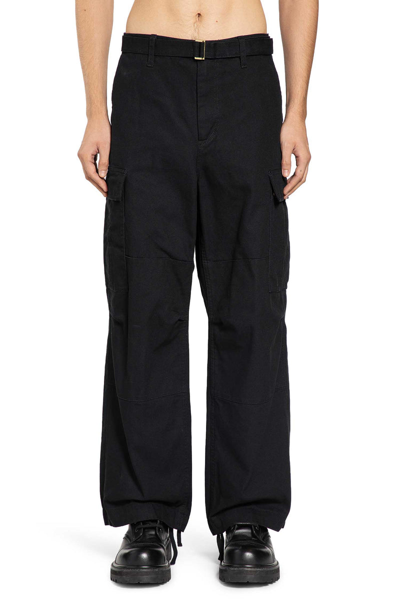 Cotton Canvas Cargo Trousers