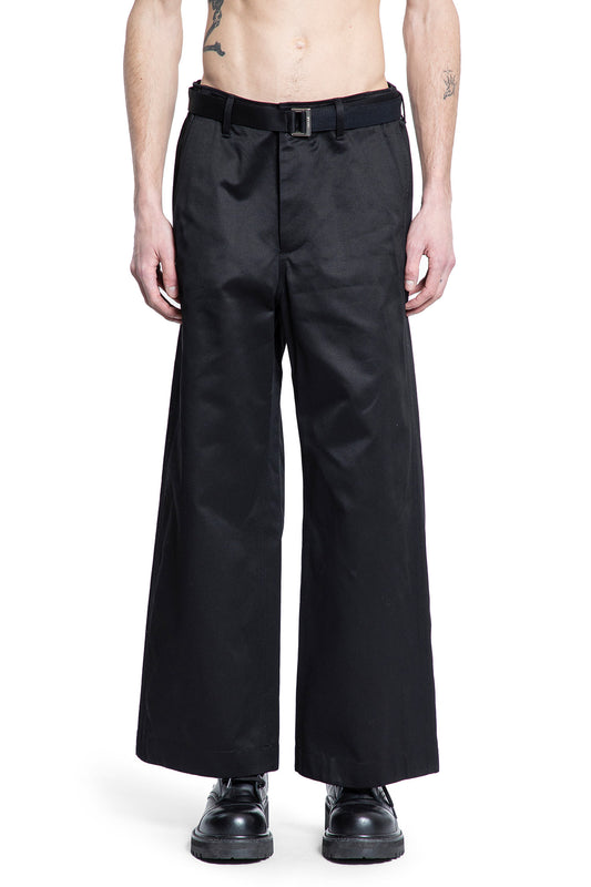 SACAI MAN BLACK TROUSERS