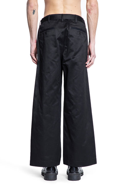 SACAI MAN BLACK TROUSERS