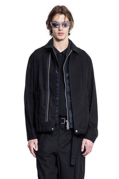 SACAI MAN BLACK JACKETS