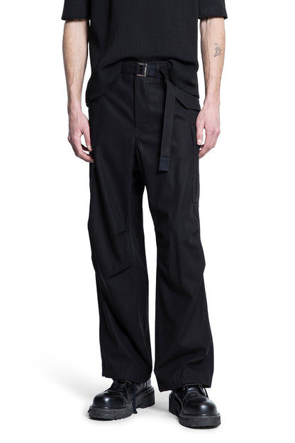 SACAI MAN BLACK TROUSERS