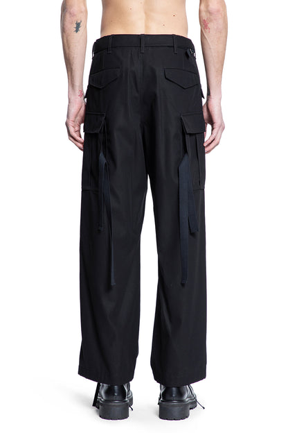 SACAI MAN BLACK TROUSERS