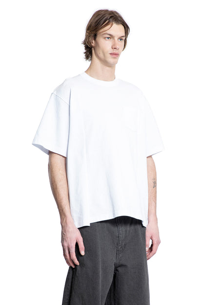 SACAI MAN WHITE T-SHIRTS & TANK TOPS