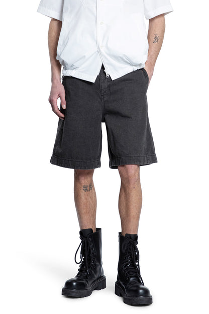 SACAI MAN BLACK SHORTS & SKIRTS