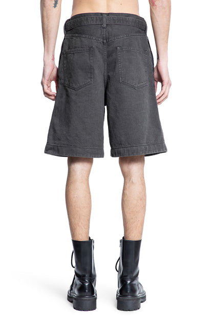 SACAI MAN BLACK SHORTS & SKIRTS