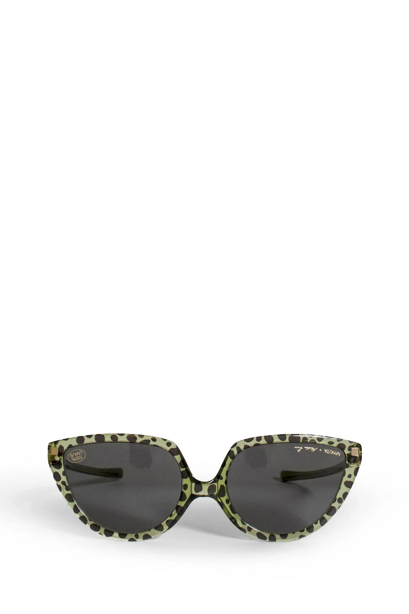 MARTINE ROSE UNISEX GREEN EYEWEAR - Antonioli.eu
