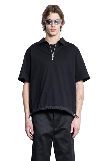 SACAI MAN BLACK T-SHIRTS & TANK TOPS