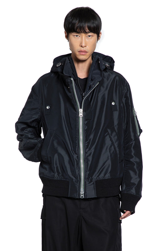 Nylon Twill x Grosgrain Blouson - Antonioli.eu