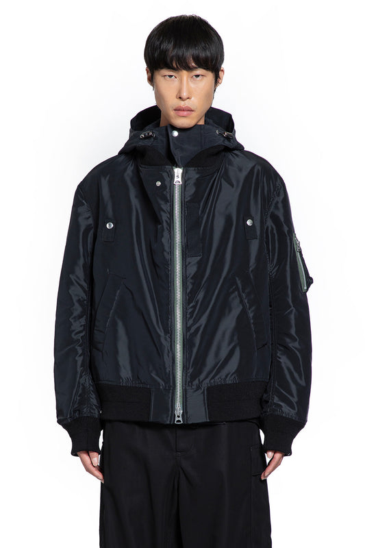 Nylon Twill x Grosgrain Blouson - Antonioli.eu