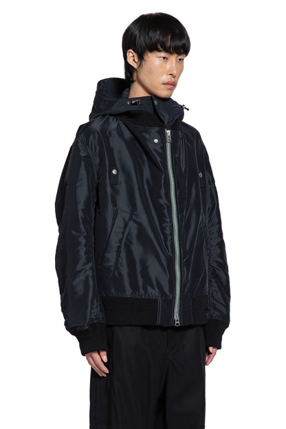 Nylon Twill x Grosgrain Blouson