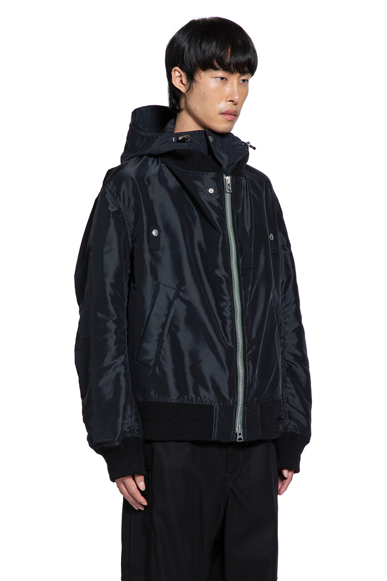 Nylon Twill x Grosgrain Blouson