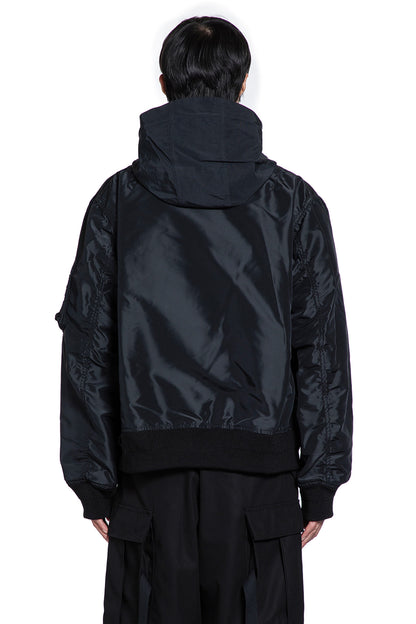 Nylon Twill x Grosgrain Blouson