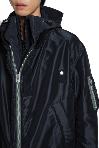 Nylon Twill x Grosgrain Blouson