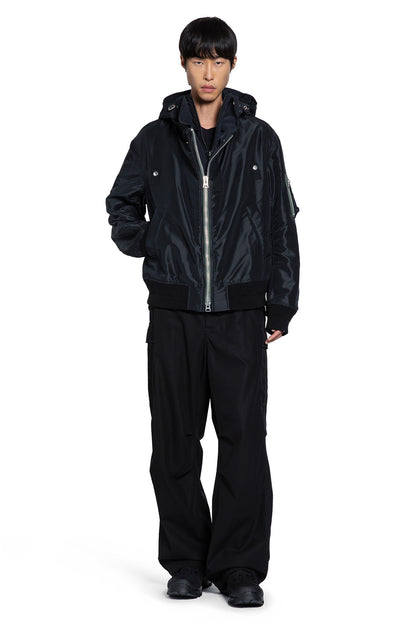 Nylon Twill x Grosgrain Blouson
