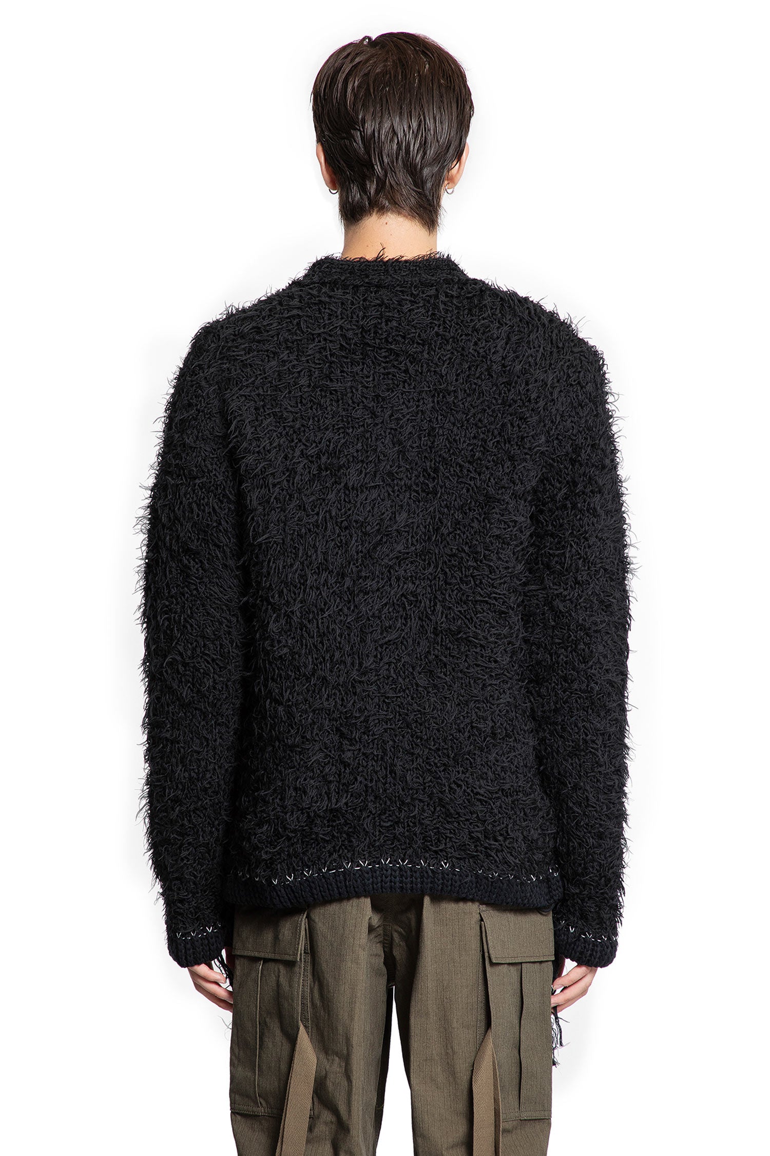 Furry Knit Cardigan