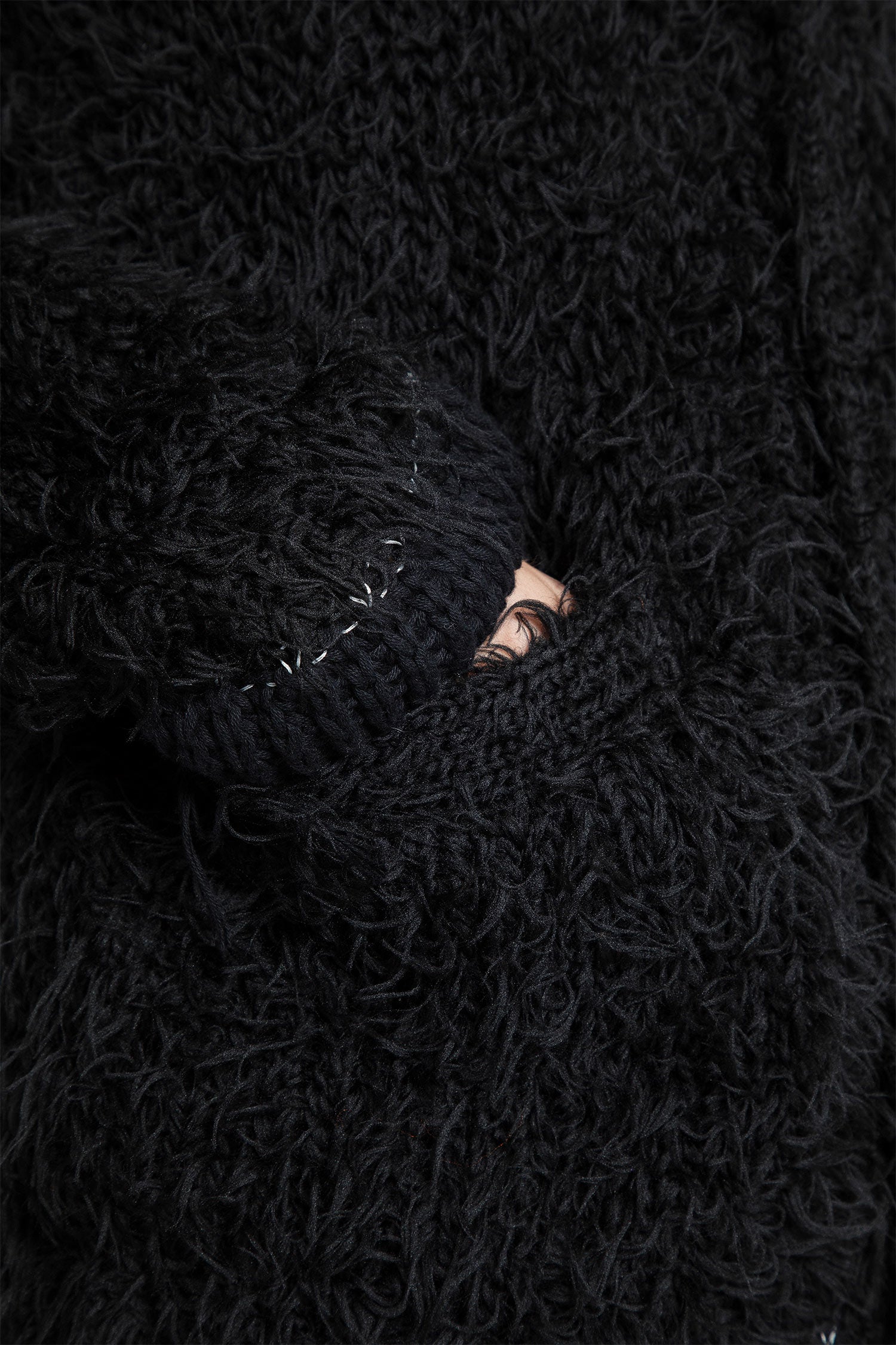 Furry Knit Cardigan