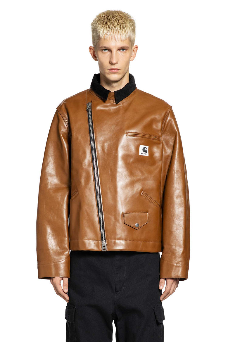 Carhartt WIP Collaboration Leather Jacket