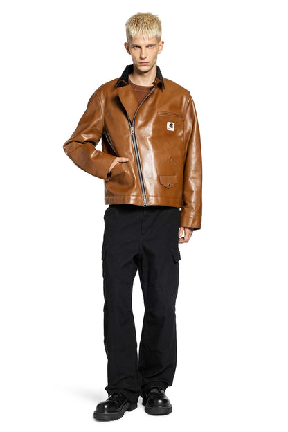 Carhartt WIP Collaboration Leather Jacket