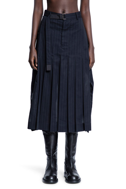 SACAI WOMAN BLACK SKIRTS